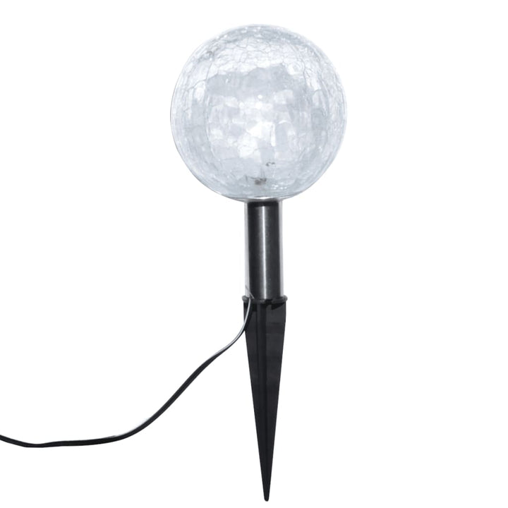 Utomhuslampor 6 St Led Med Spett Och Solpaneler