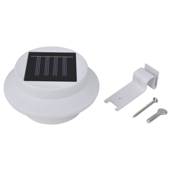 Solcellslampor För Staket 12 St Led