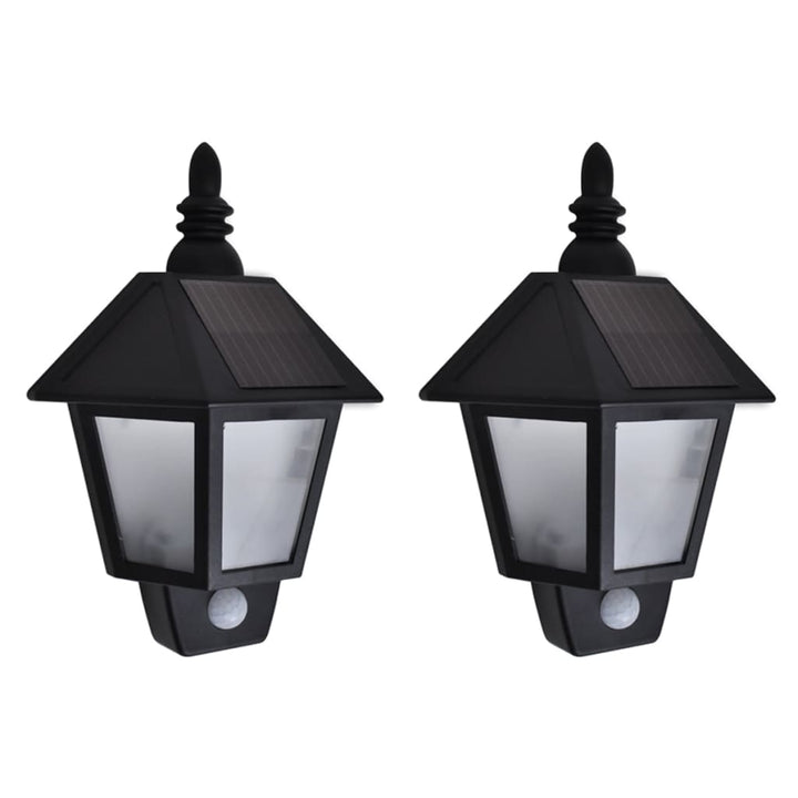 Solenergi-Vägglampa Med Rörelsesensor