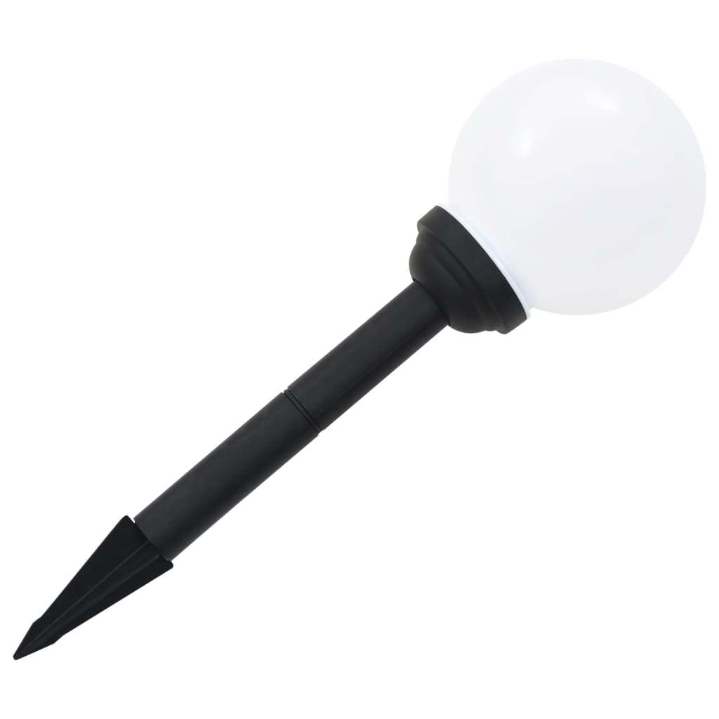 Solcellslampor Med Led 8 St Sfäriska 15 Cm Rgb