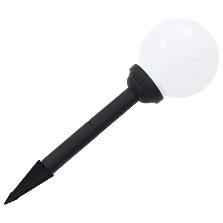 Solcellslampor Med Led 8 St Sfäriska 15 Cm Rgb