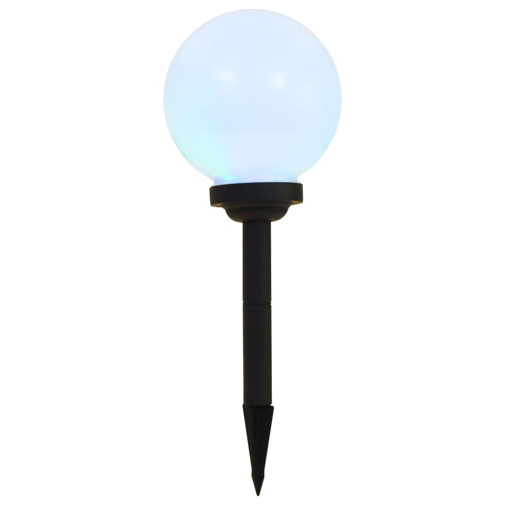 Solcellslampor Med Led 6 St Sfäriska Rgb