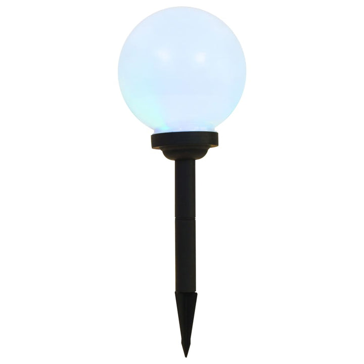 Solcellslampor Med Led 6 St Sfäriska Rgb