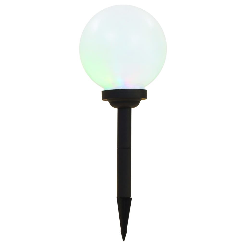 Solcellslampor Med Led 6 St Sfäriska Rgb
