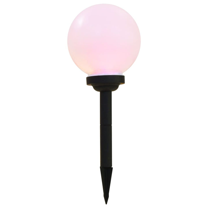 Solcellslampor Med Led 6 St Sfäriska Rgb
