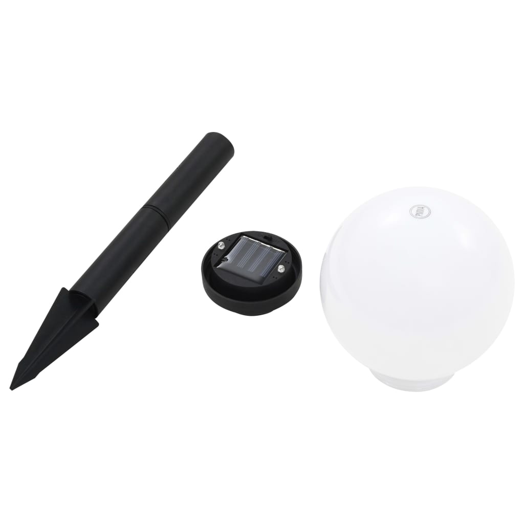 Solcellslampor Med Led 6 St Sfäriska Rgb