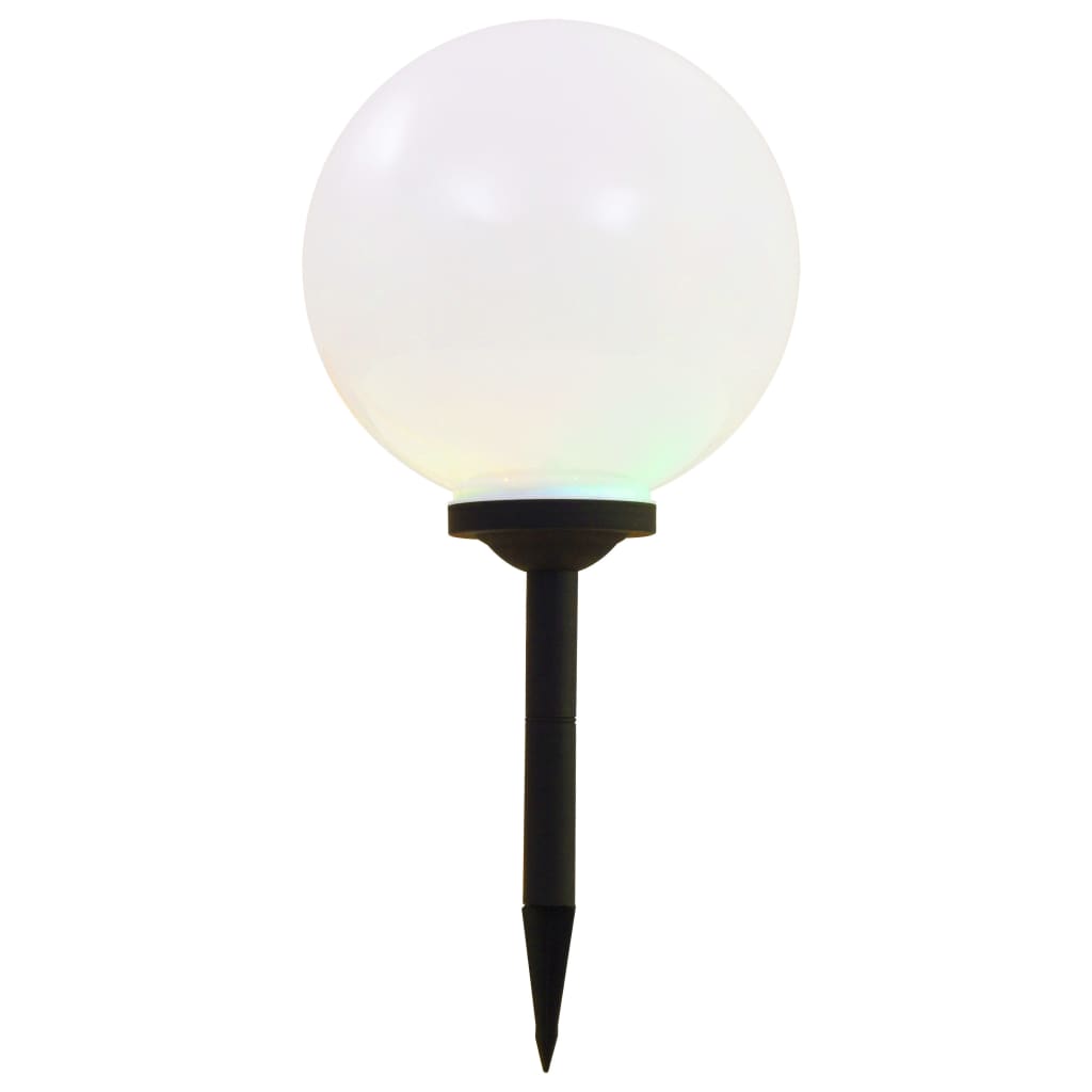 Solcellslampor Med Led 4 St Sfäriska Rgb