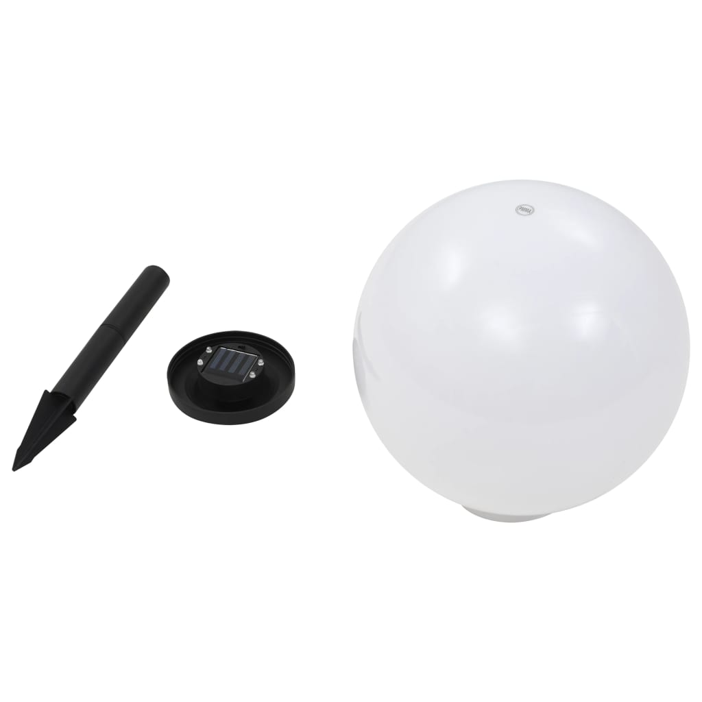 Solcellslampor Med Led 4 St Sfäriska Rgb
