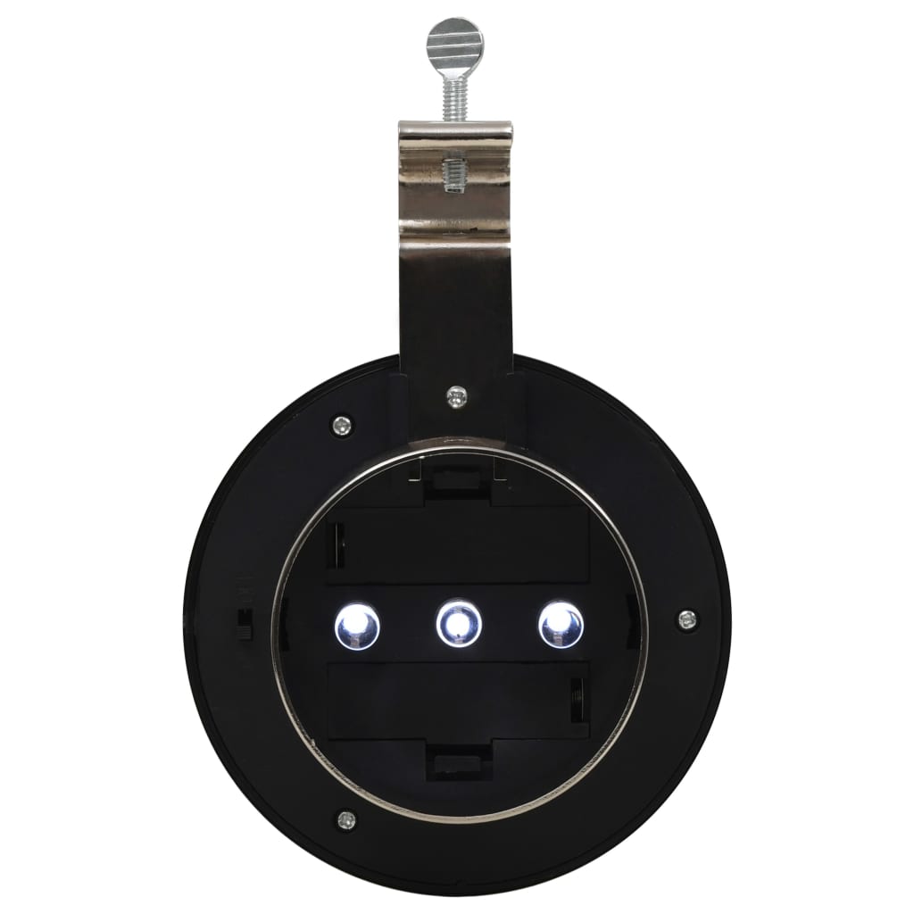 Solcellslampor 12 St Led Runda 12 Cm Vit
