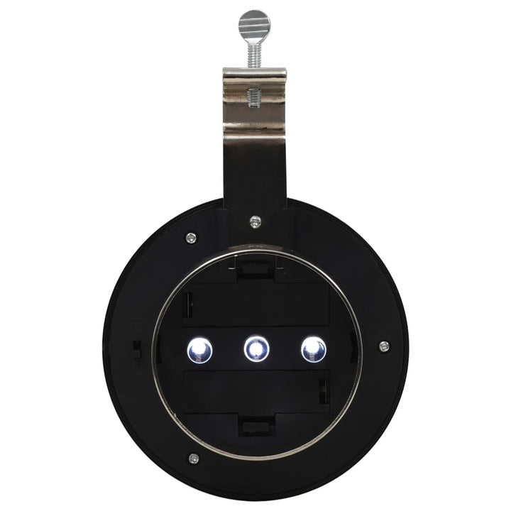 Solcellslampor 12 St Led Runda 12 Cm Vit