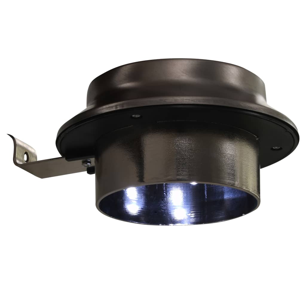 Solcellslampor 12 St Led Runda 12 Cm Vit