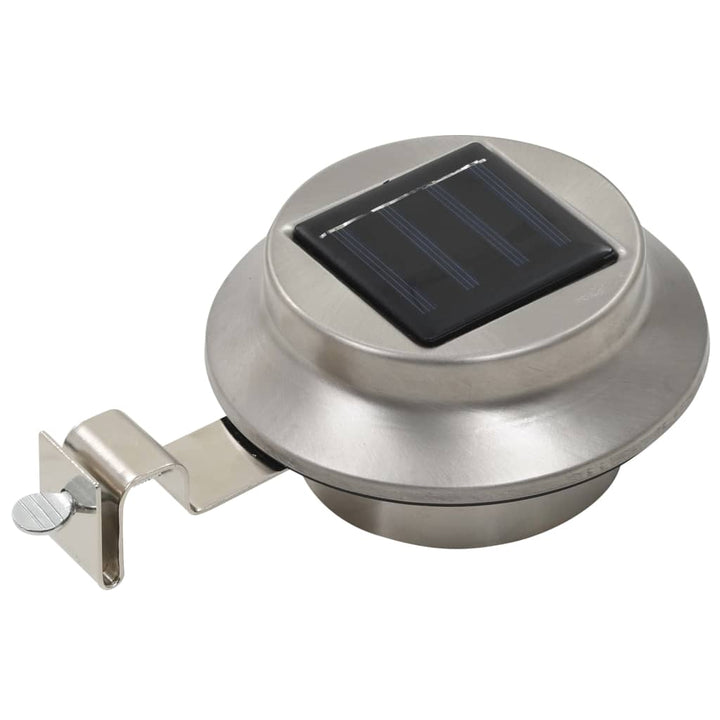 Solcellslampor 12 St Led Runda 12 Cm Vit