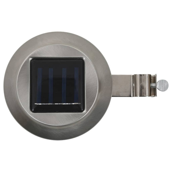 Solcellslampor 12 St Led Runda 12 Cm Vit
