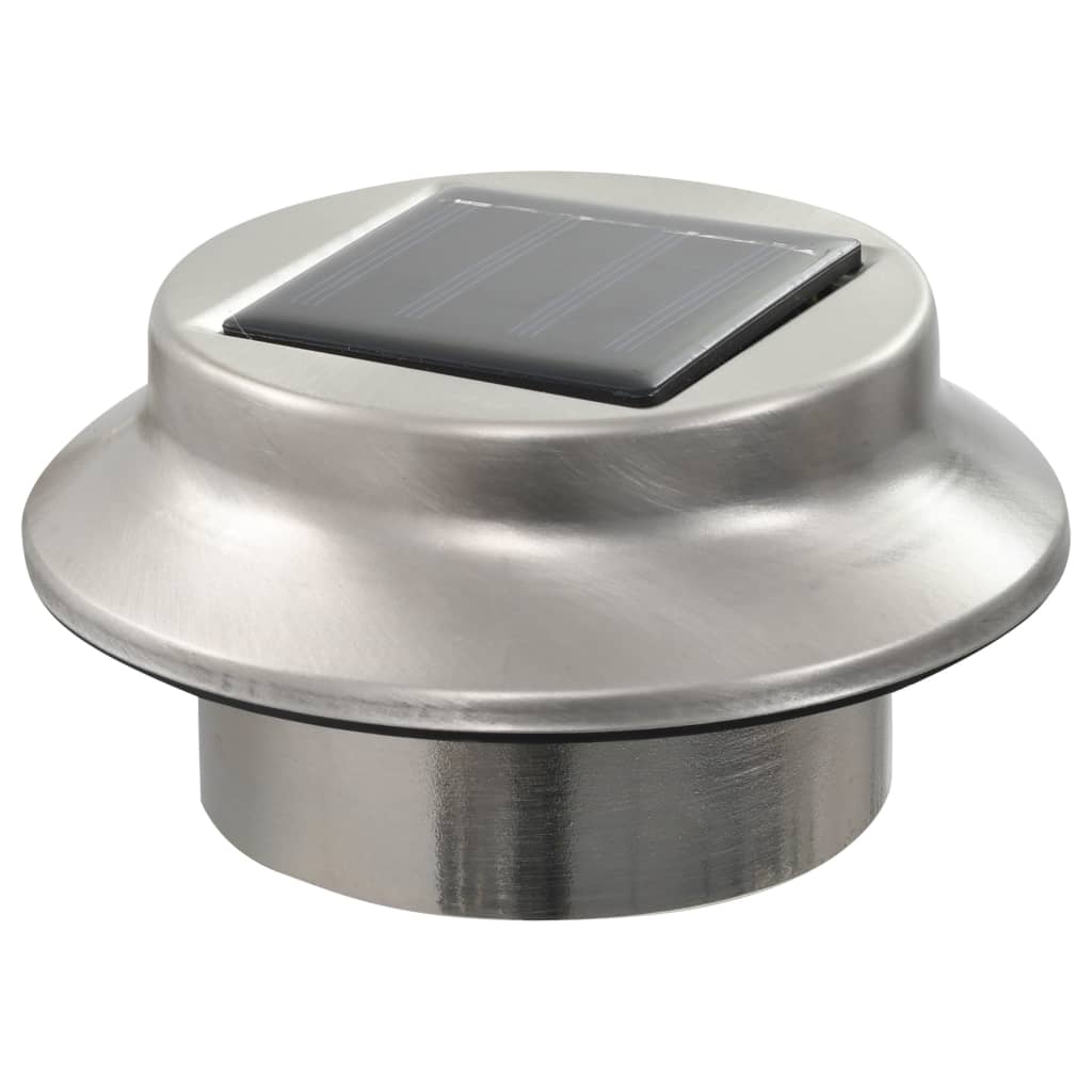 Solcellslampor 12 St Led Runda 12 Cm Vit