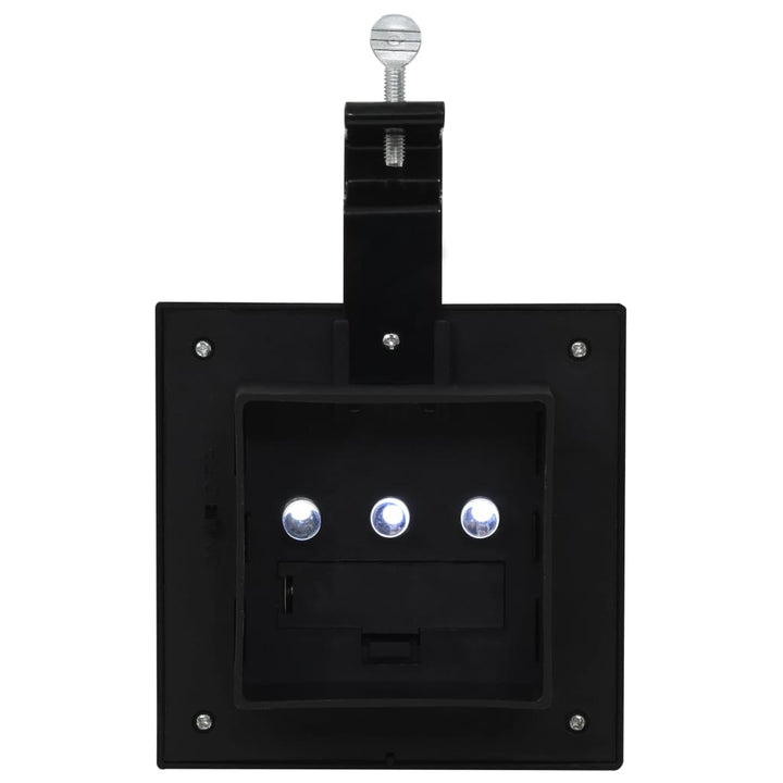 Solcellslampor 12 St Led Fyrkantiga 12 Cm