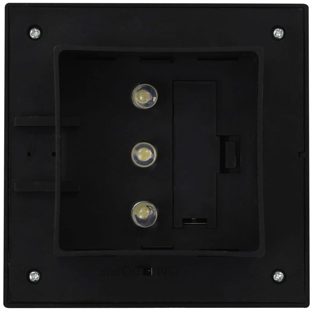 Solcellslampor 12 St Led Fyrkantiga 12 Cm