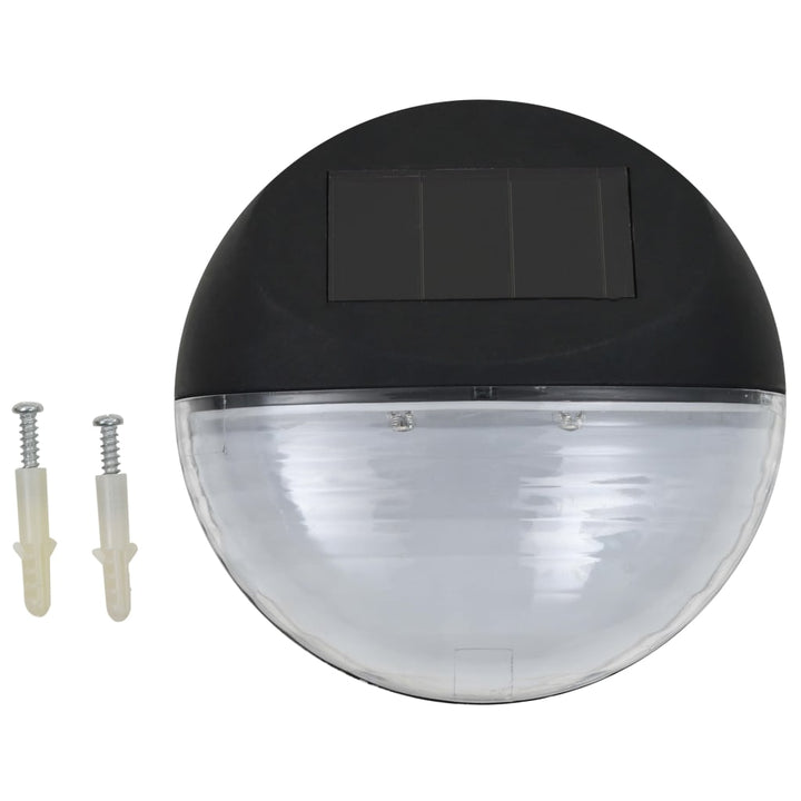 Soldrivna Vägglampor 24 St Led Runda