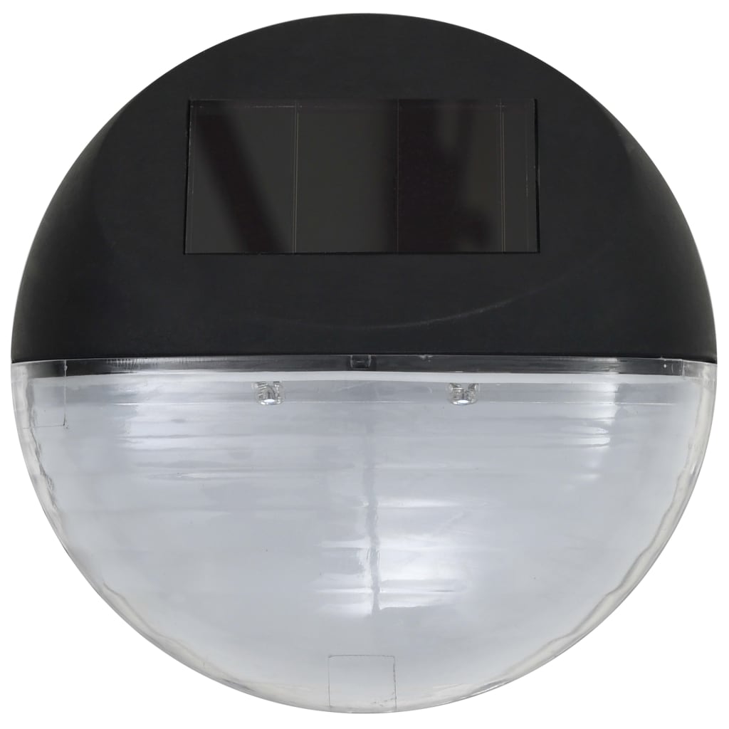 Soldrivna Vägglampor 24 St Led Runda