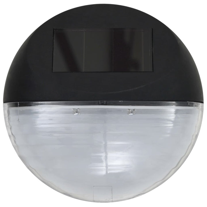 Soldrivna Vägglampor 24 St Led Runda