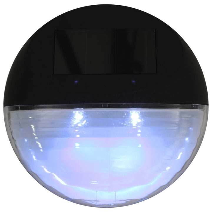 Soldrivna Vägglampor 24 St Led Runda