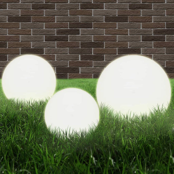 Led-Lampor 6 St Sfäriska 20/30/40 Cm Pmma
