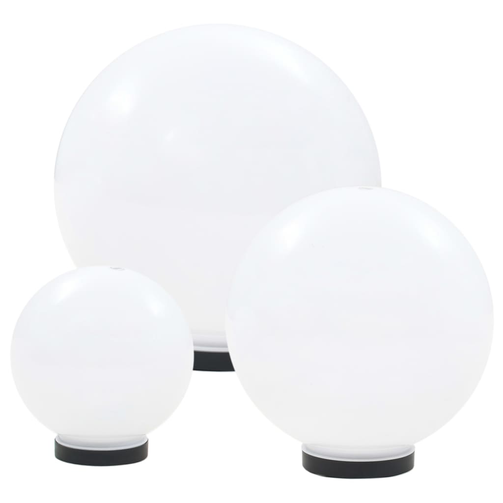 Led-Lampor 6 St Sfäriska 20/30/40 Cm Pmma