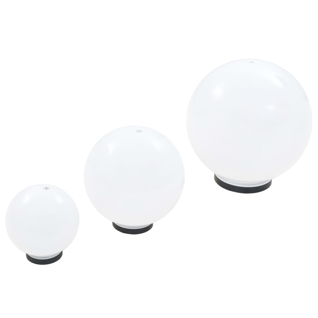 Led-Lampor 6 St Sfäriska 20/30/40 Cm Pmma