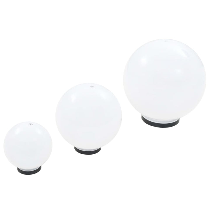 Led-Lampor 6 St Sfäriska 20/30/40 Cm Pmma