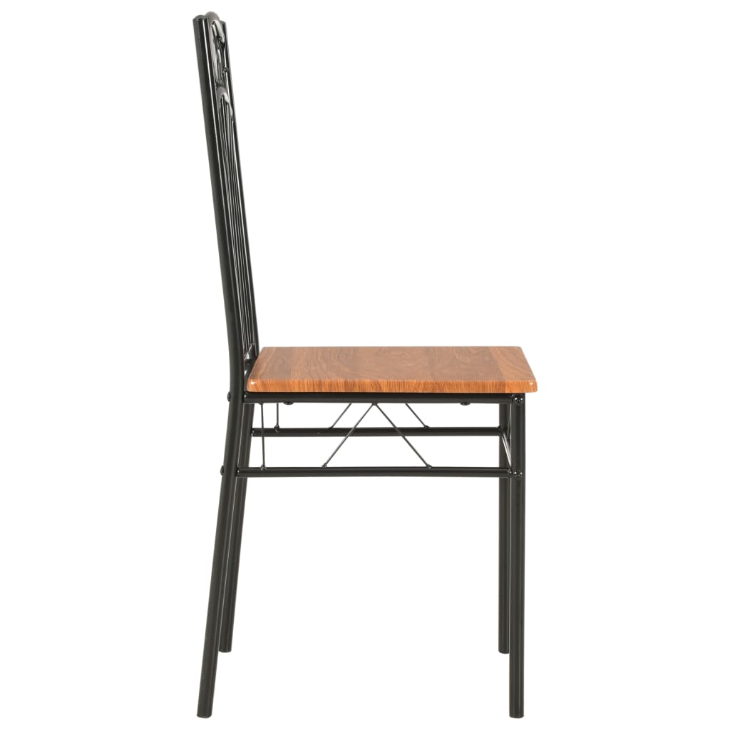 Matstolar 4 St Brun Mdf