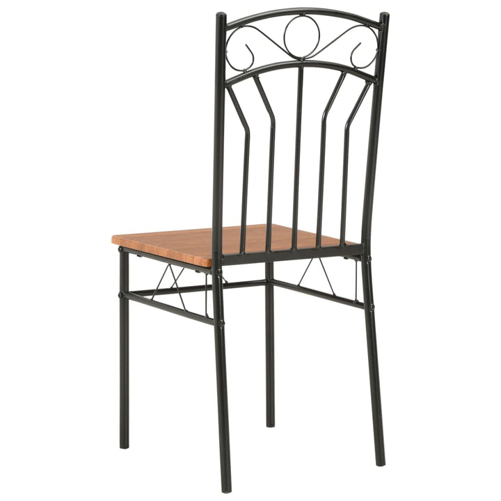 Matstolar 4 St Brun Mdf