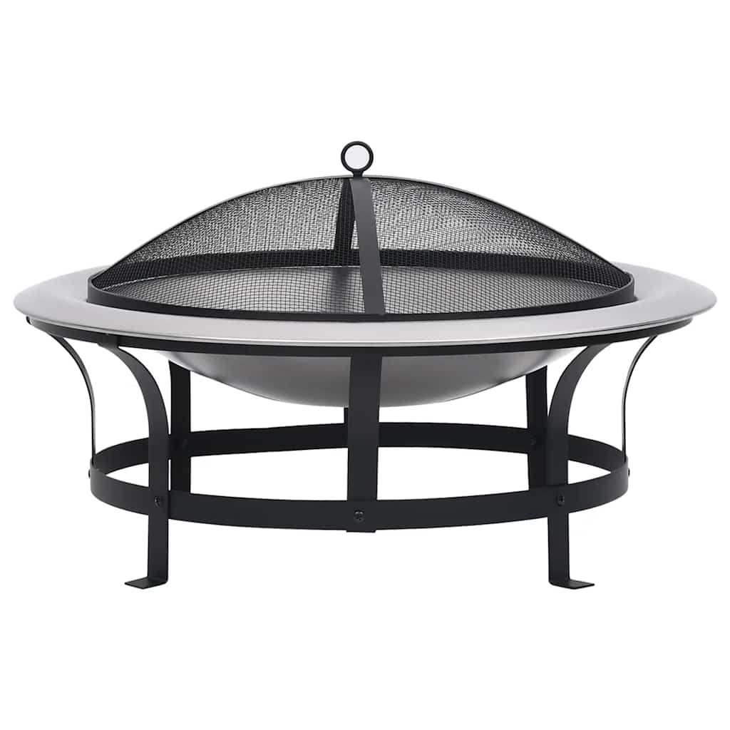 Eldfat Med Grill Rostfritt Stål 76 Cm