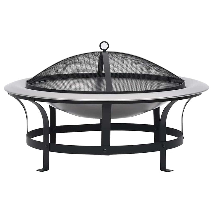 Eldfat Med Grill Rostfritt Stål 76 Cm