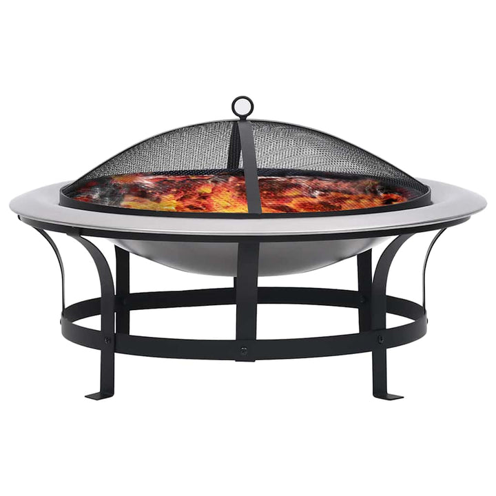 Eldfat Med Grill Rostfritt Stål 76 Cm