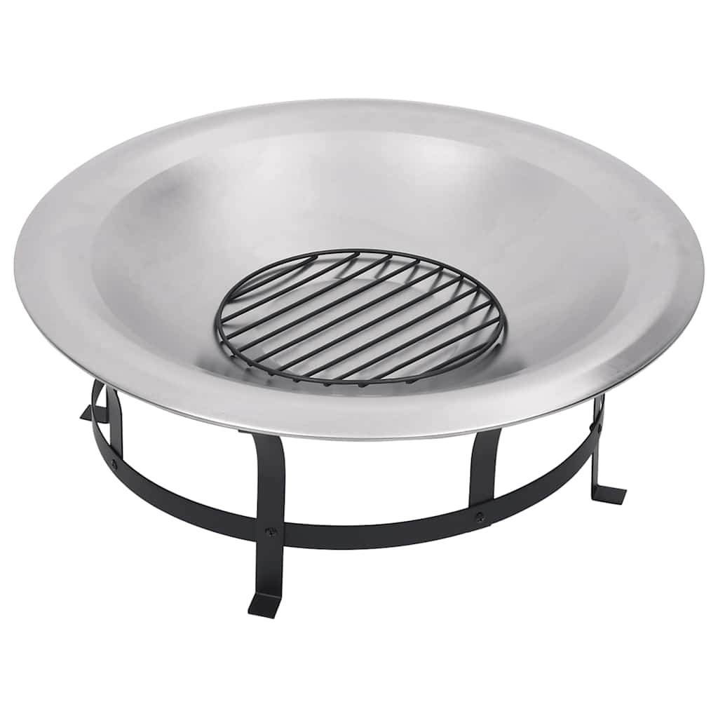Eldfat Med Grill Rostfritt Stål 76 Cm