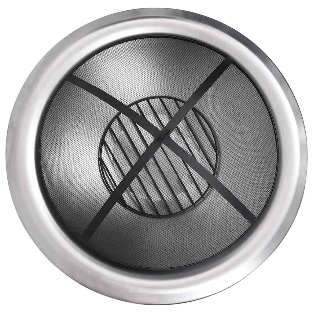 Eldfat Med Grill Rostfritt Stål 76 Cm
