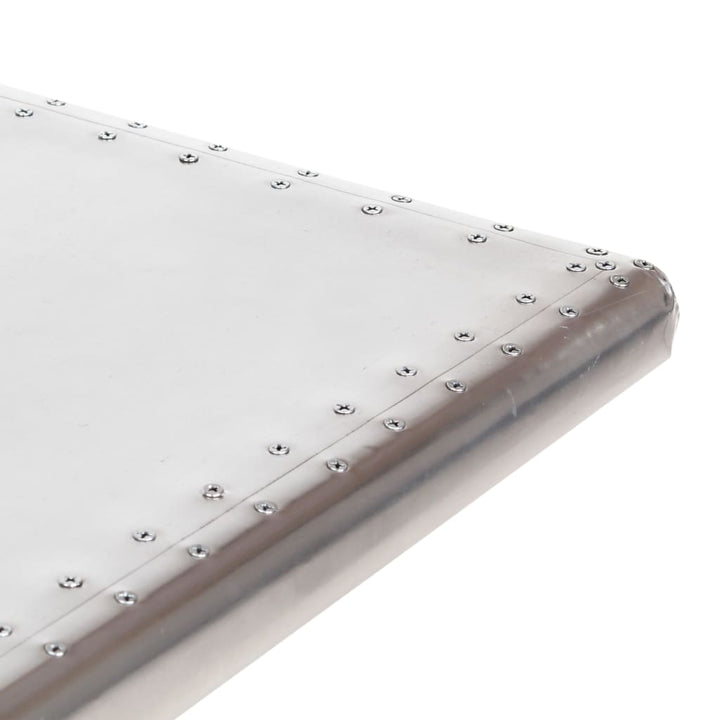 Skrivbord Flygplansdesign Silver 112X50X76 Cm Metall