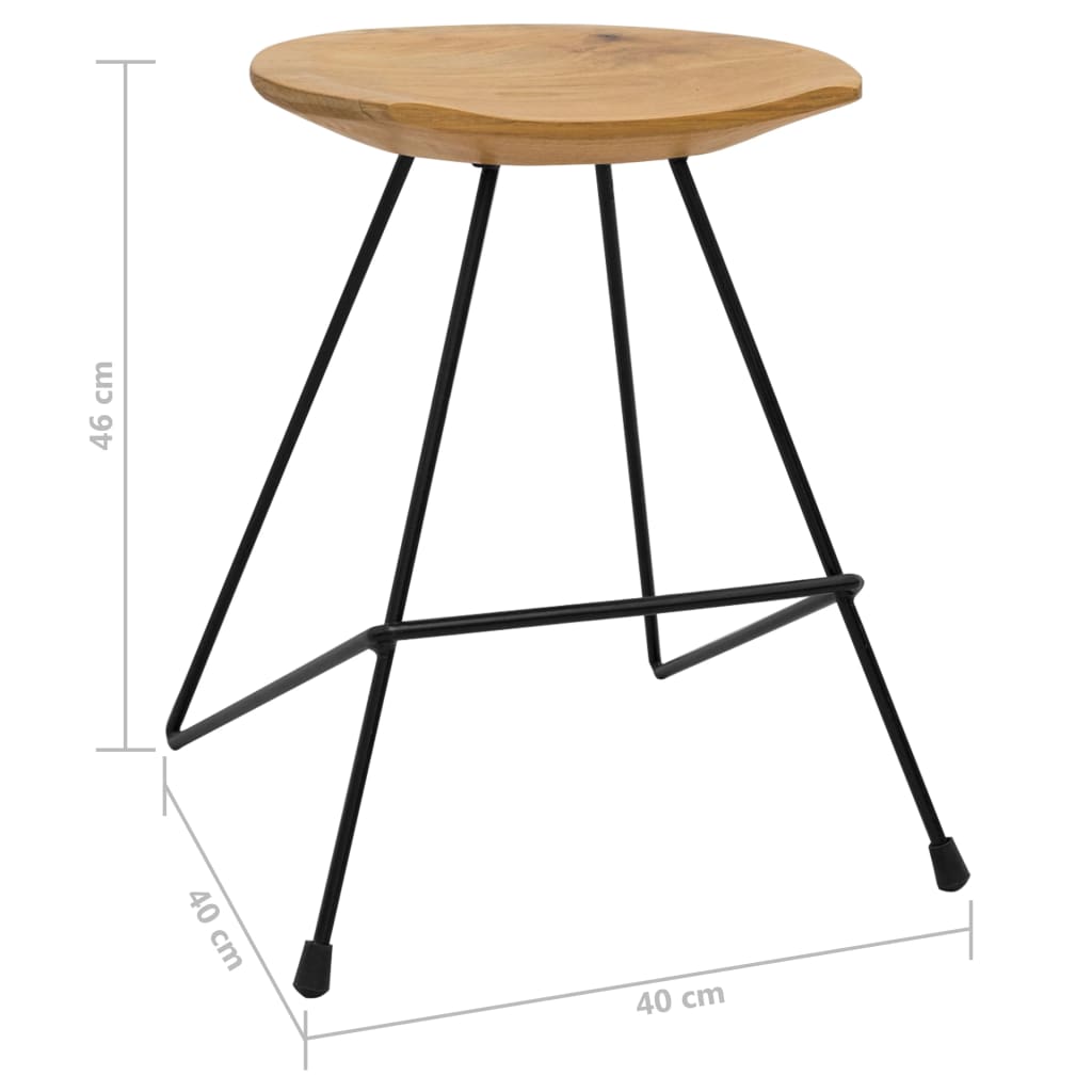 Pallar 2 St Massiv Teak
