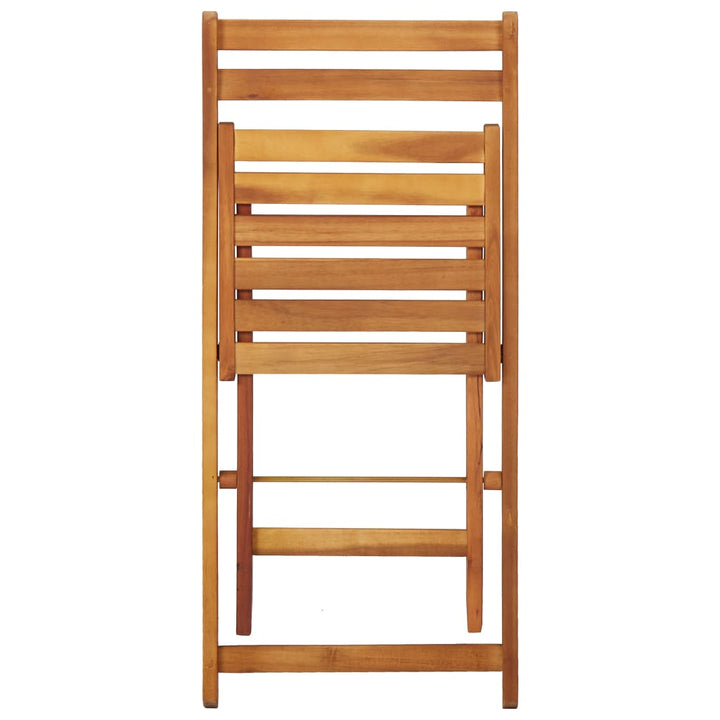 Planteringsbord Med 2 Bistrostolar Massivt Akaciaträ