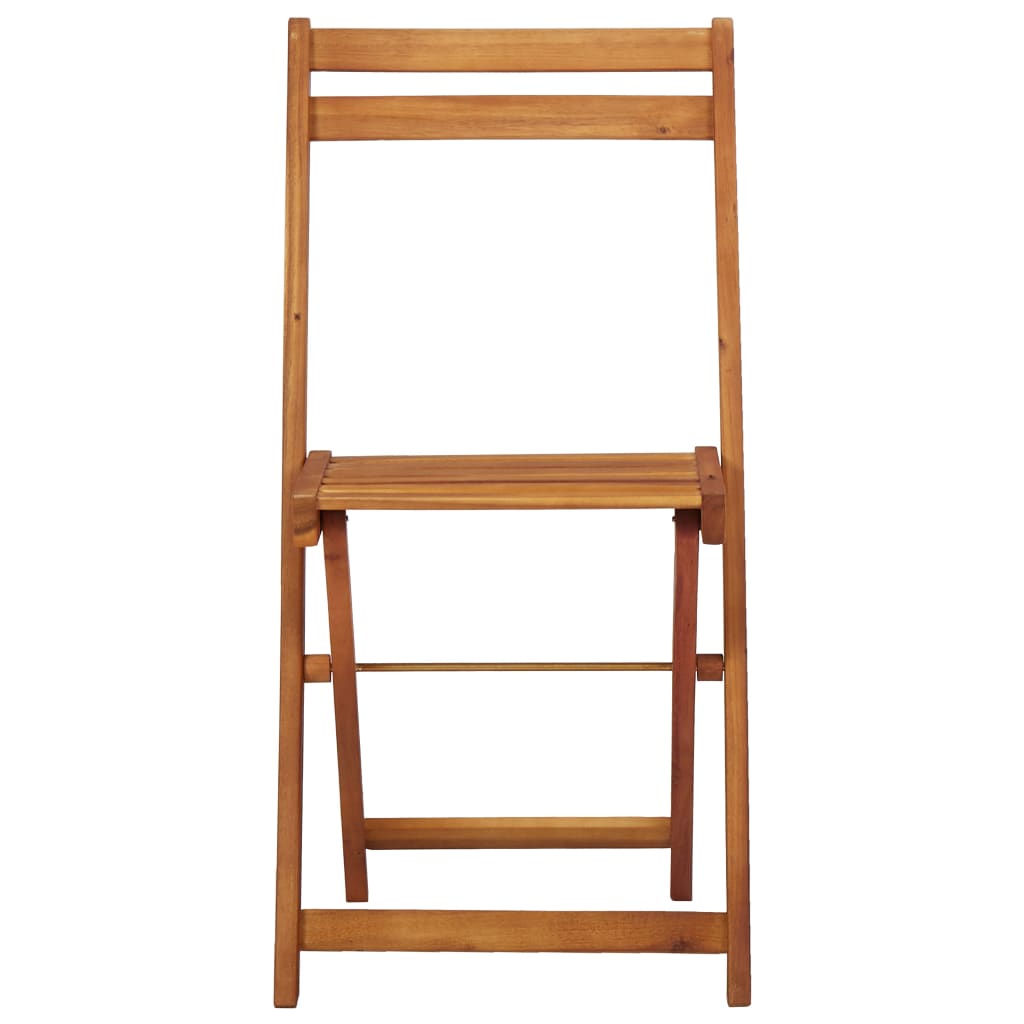 Planteringsbord Med 2 Bistrostolar Massivt Akaciaträ