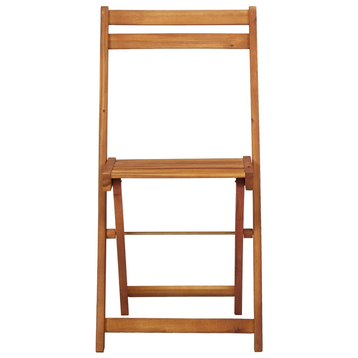 Planteringsbord Med 2 Bistrostolar Massivt Akaciaträ