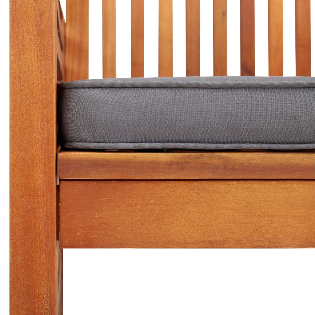 Trädgårdsstolar Med Dynor 2 St Massivt Akaciaträ