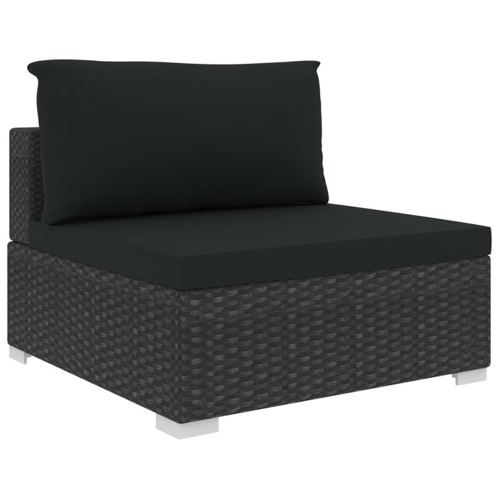Loungegrupp För Trädgården Med Dynor 5 Delar Konstrotting