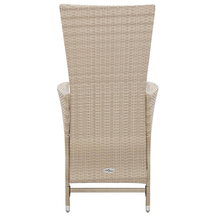 Matgrupp För Trädgården Med Dynor 7 Delar Konstrotting Beige