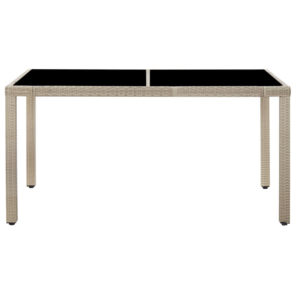 Matgrupp För Trädgården Med Dynor 7 Delar Konstrotting Beige