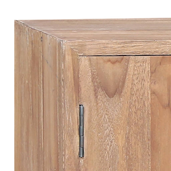 Sidoskåp 110X30X75 Cm Massiv Teak