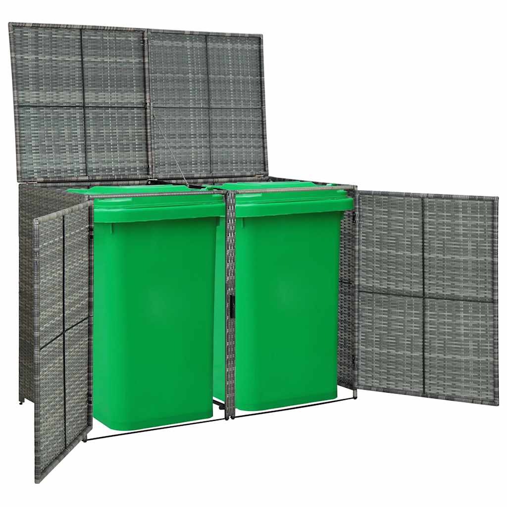 Skjul För 2 Soptunnor Konstrotting 148X77X111 Cm