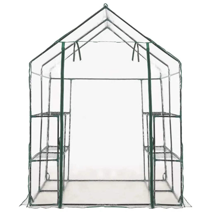 Växthus Med 8 Hyllor 143X143X195 Cm