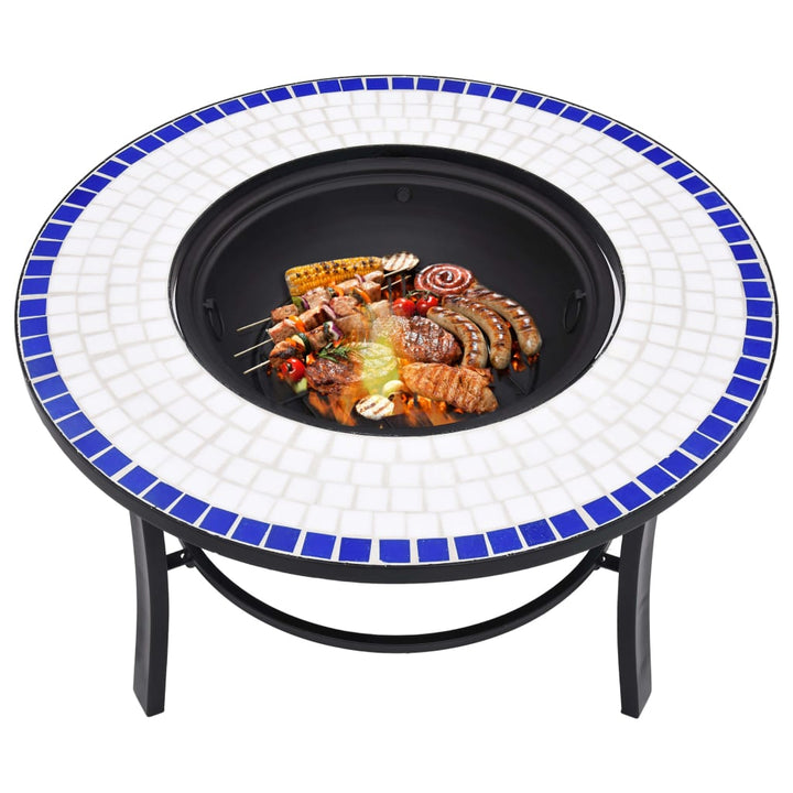 Eldfat Med Mosaik 68Cm Keramik