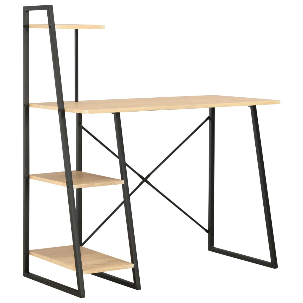 Skrivbord Med Hyllenhet 102X50X117 Cm