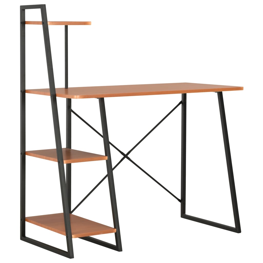 Skrivbord Med Hyllenhet 102X50X117 Cm